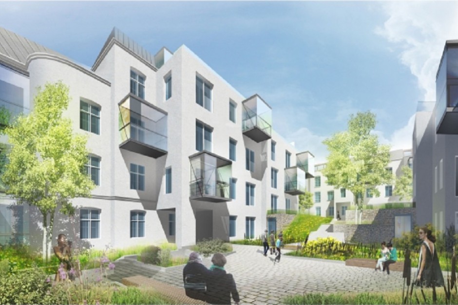 Wstępna wizualizacja inwestycji Dorbudu w Kielcach Apartamenty w stylu mieszczańskim. Dorbud coraz bliżej realizacji