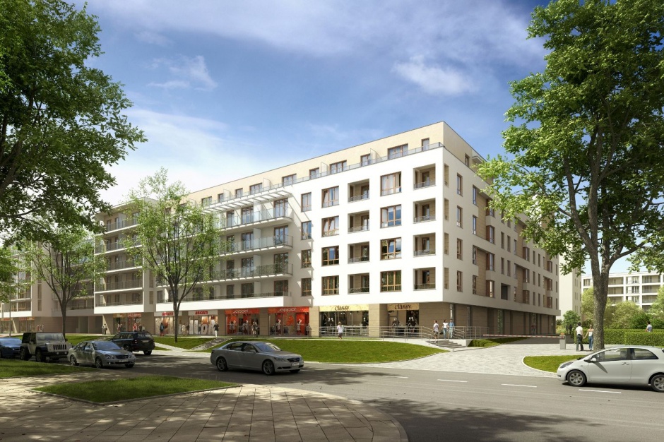 Osiedle Hubertus Hubertus pełen sklepów i restauracji