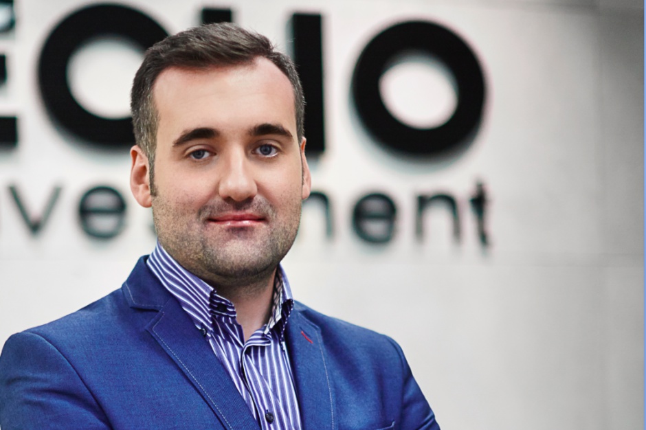 Jakub Tamborowski, kierownik biura sprzedaży Park Avenue Apartments Kraków lubi inwestować w apartamenty
