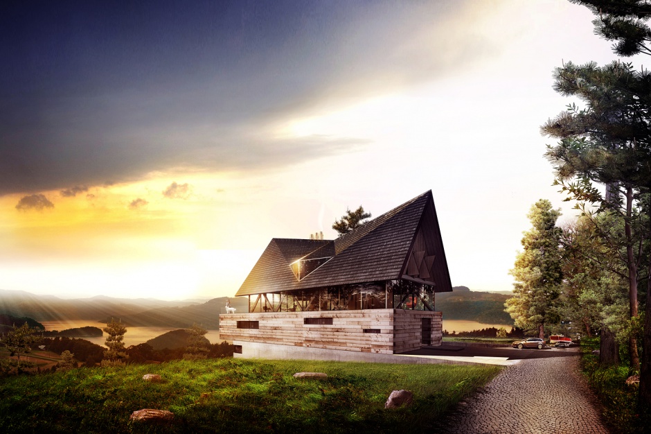 Projekt Dom Polski, BXBStudio, Bogusław Barnaś Dom w górach jak z marzeń - Dom Polski projektu BXBStudio
