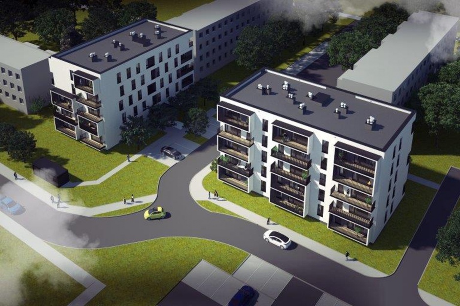 Osiedle przy ul. Medycznej 12. Fot. JHM Development JHM Development sprzedaje mieszkania w Łowiczu
