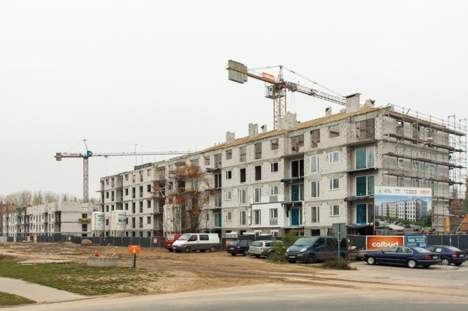 Zielona Przystań. Fot. Calbud Szczecin: Zielona Przystań nabiera kształtów