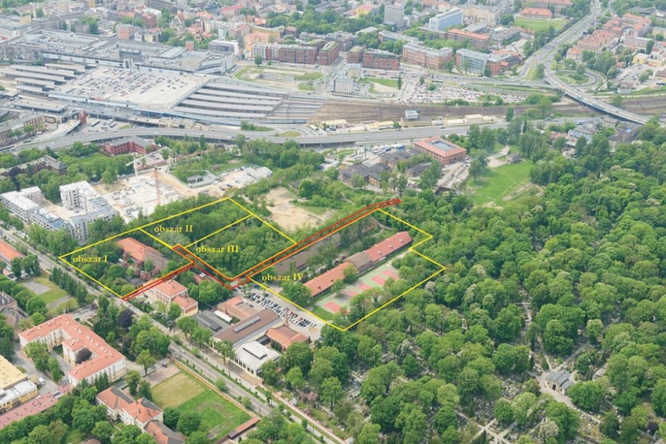 Fot. Agencja Mienia Wojskowego Grunty AMW w centrum Krakowa pod mieszkania