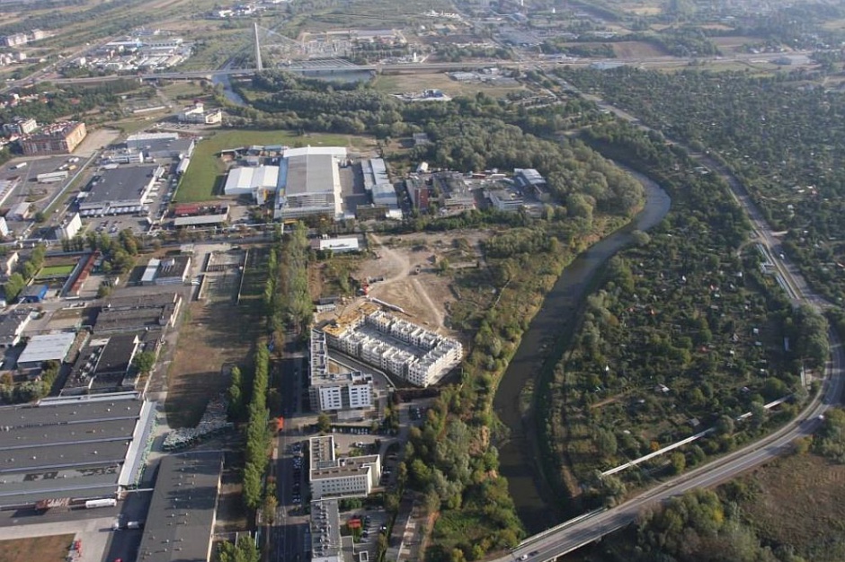 Osiedle nad Wisłokiem z lotu ptaka. Fot. Developres Osiedle nad Wisłokiem z lotu ptaka
