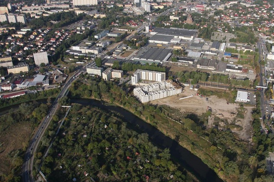 Osiedle nad Wisłokiem z lotu ptaka. Fot. Developres Osiedle nad Wisłokiem z lotu ptaka