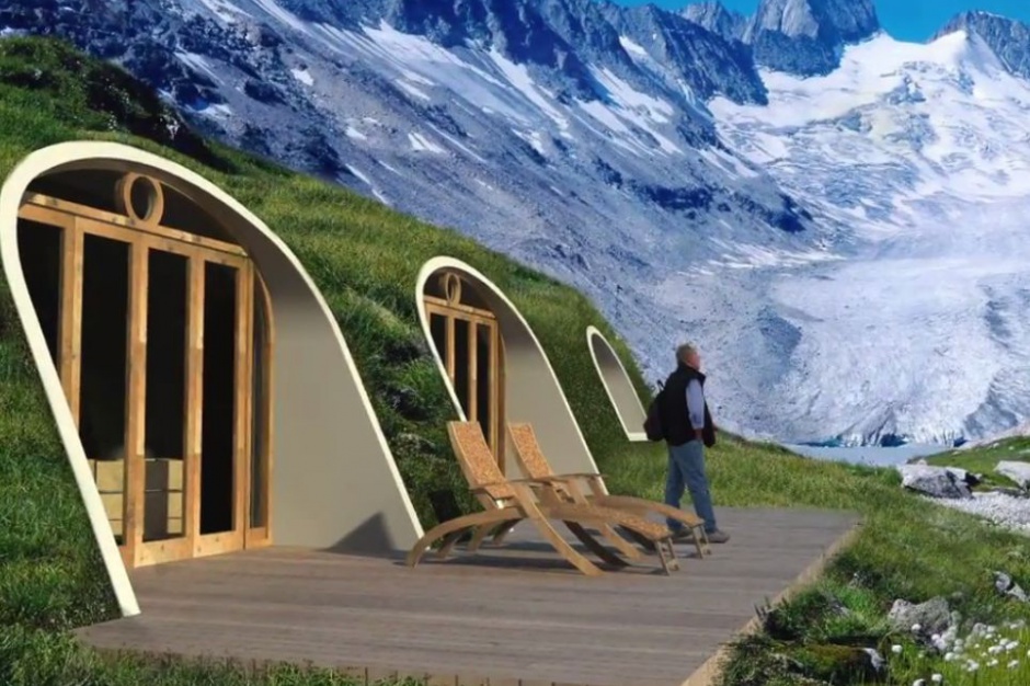 Magic Green Homes/Facebook/Youtube Chatka hobbita, czyli dom porośnięty ogrodem