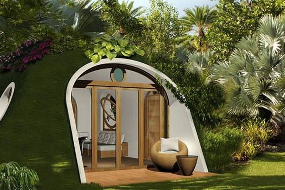 Magic Green Homes/Facebook/Youtube Chatka hobbita, czyli dom porośnięty ogrodem