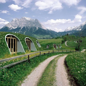 Chatka hobbita, czyli dom porośnięty ogrodem