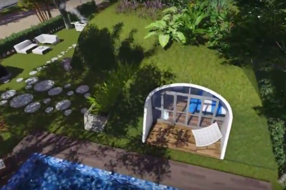 Magic Green Homes/Facebook/Youtube Chatka hobbita, czyli dom porośnięty ogrodem
