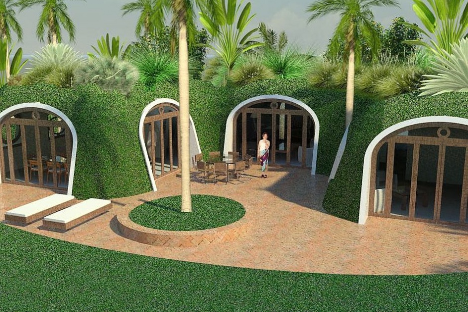 Magic Green Homes/Facebook/Youtube Chatka hobbita, czyli dom porośnięty ogrodem