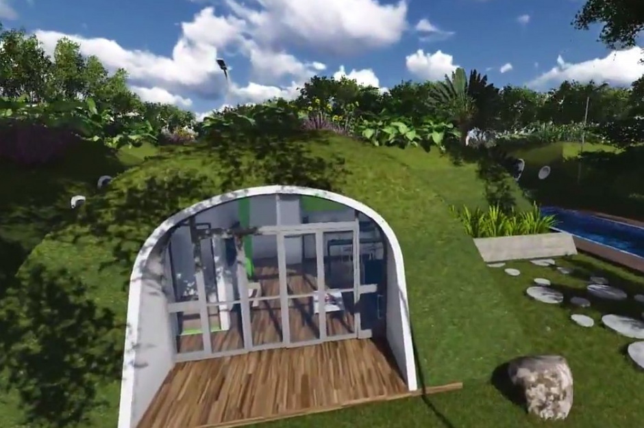 Magic Green Homes/Facebook/Youtube Chatka hobbita, czyli dom porośnięty ogrodem