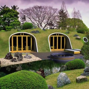 Chatka hobbita, czyli dom porośnięty ogrodem