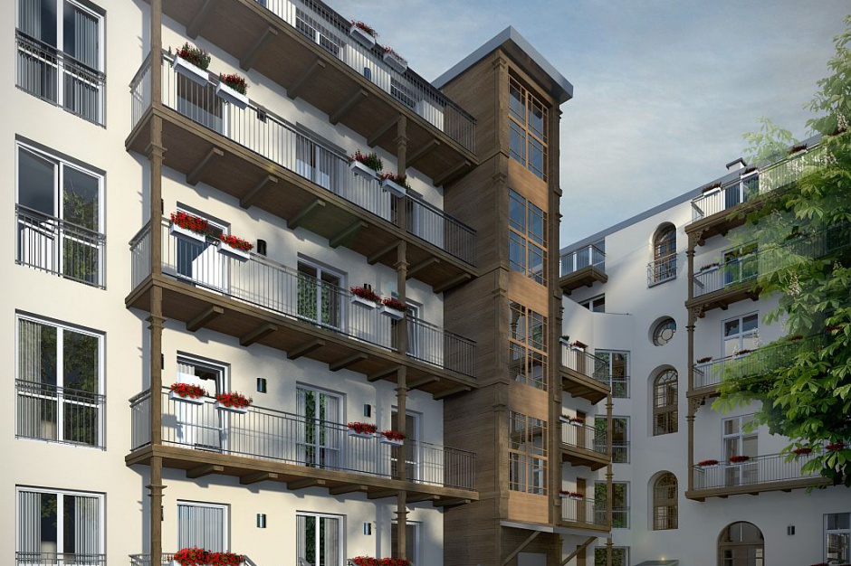 Kamienica przy ulicy Sarego 16. Fot. Koneser Group Apartamenty Koneser Group w świątecznej promocji