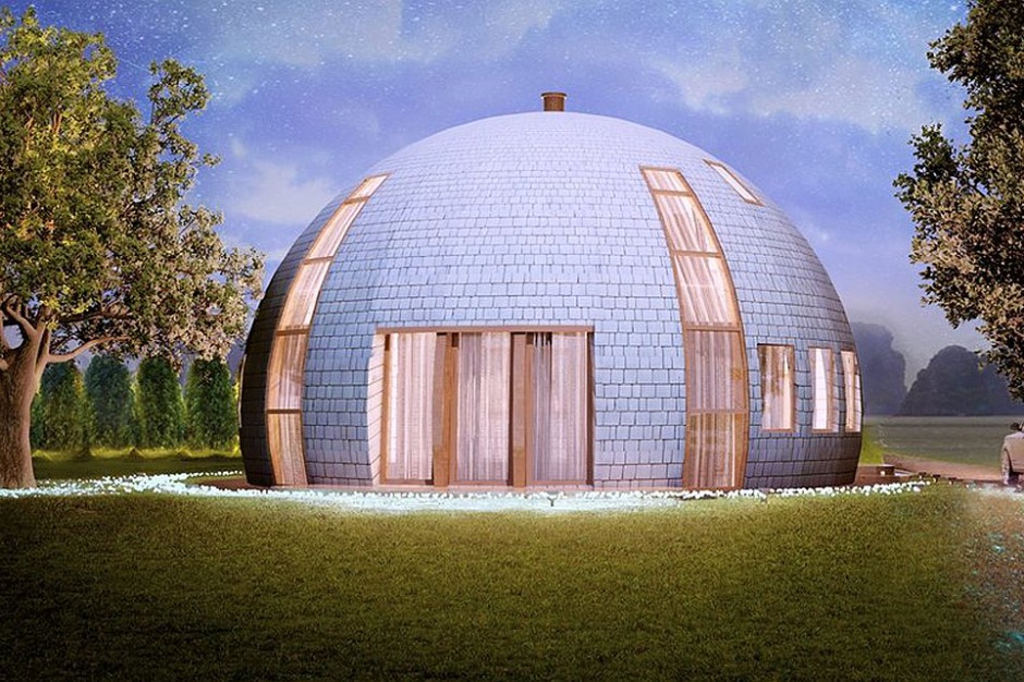 Fot. SkyDome/Facebook Rosyjskie igloo, czyli dom odporny na klęski żywiołowe