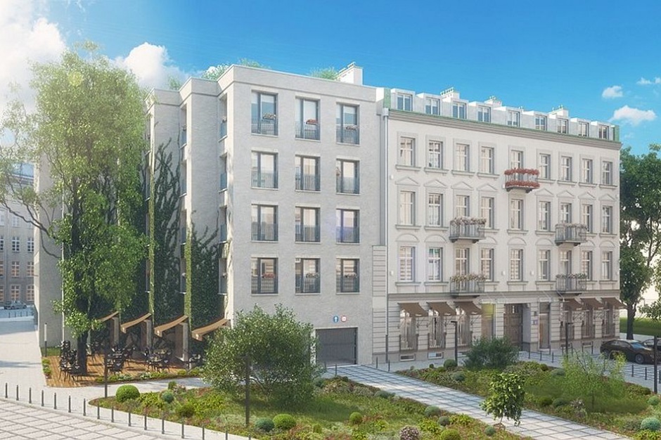 Kamienica przy ul. Koszykowej 49A w Warszawie. Fot. Fenix Group Apartamenty na Koszykowej pięknieją z dnia na dzień