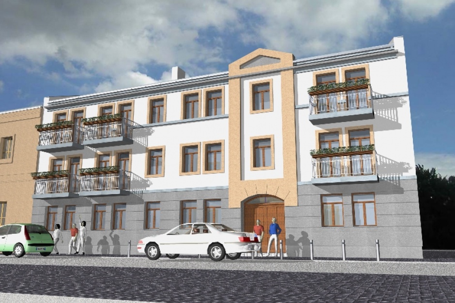 Kamienica przy Garncarskiej. Fot. www.piotrków.pl Piotrkowski magistrat planuje budowę kamienic