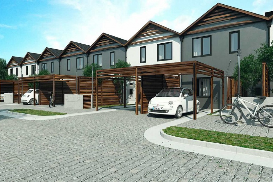 Komorowice III. Fot. Domar Development Domar Development buduje domy w stylu skandynawskim