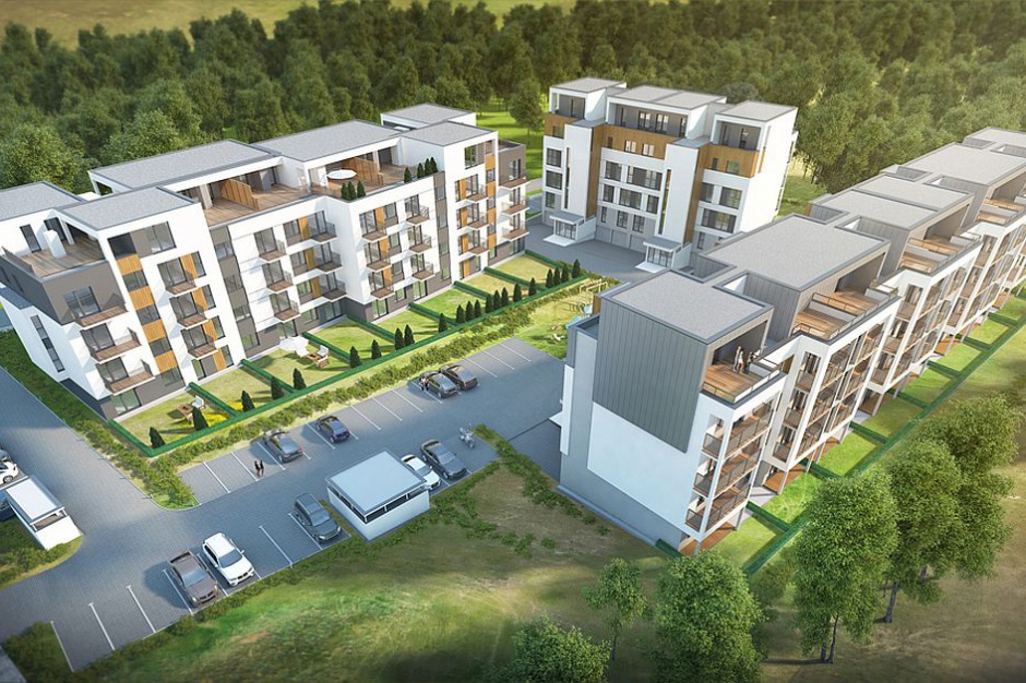 Awangarda III. Fot. Budstol Invest Osiedle Awangarda III. Trwają prace na poziomie parteru