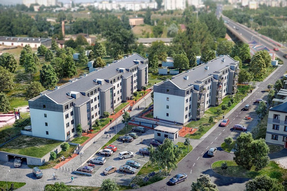 Inwestycja przy ul. Górniczej. Fot. Blockpol Mieszkania w Lubinie przy ul. Górniczej na finiszu