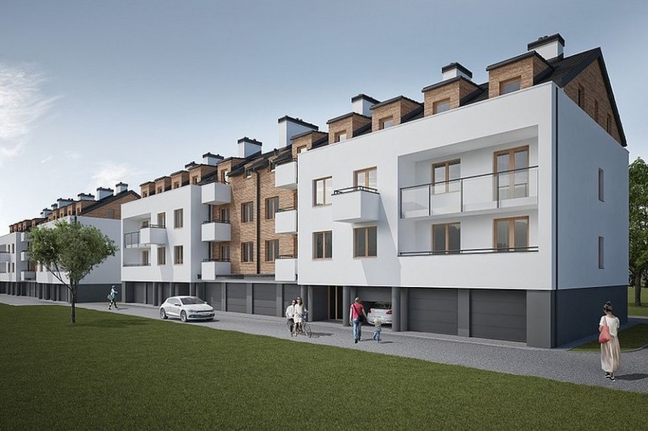 Nowa Strażacka. Fot. Perinvest Promocja małych mieszkań na osiedlu Nowa Strażacka