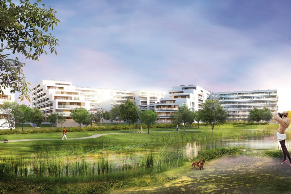 Apartamenty Saska nad Jeziorem, fot. Dom Development Apartamenty nad jeziorem wkrótce w budowie