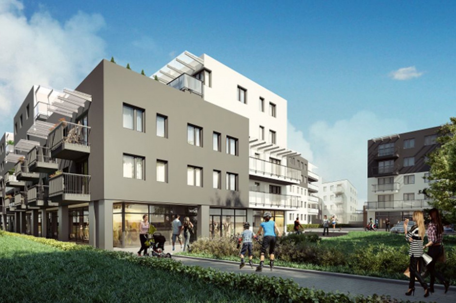 Osiedle Neptun II. Inwestycja Polnordu. Fot. Materiały inwestora W Ząbkach kurczy się oferta nowych mieszkań