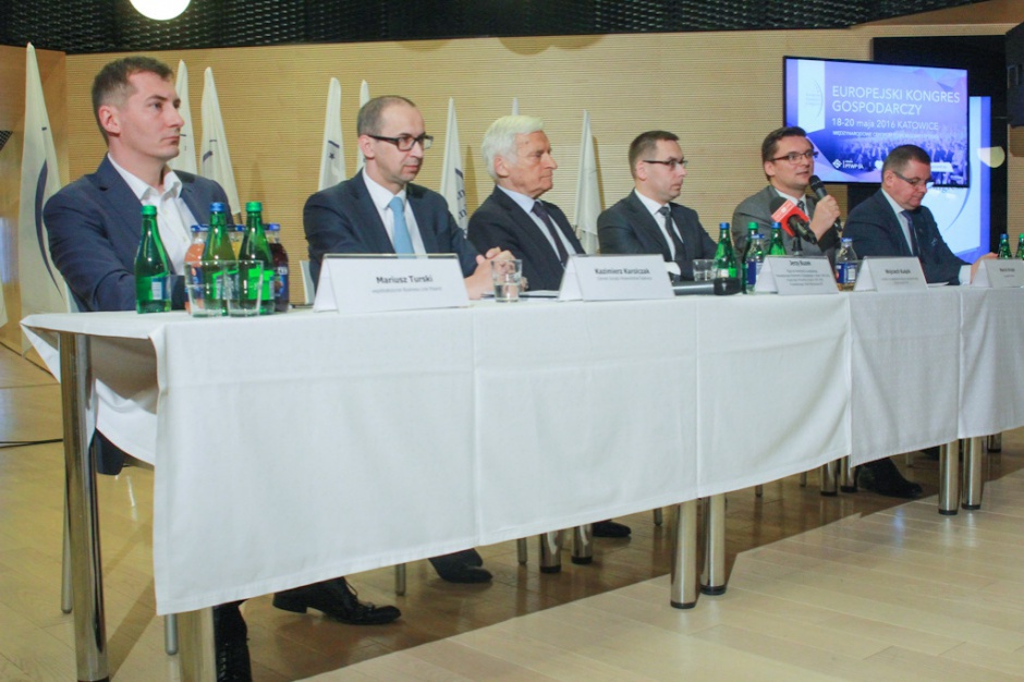 Konferencja prasowe EEC. VIII Europejski Kongres Gospodarczy w Katowicach za 40 dni