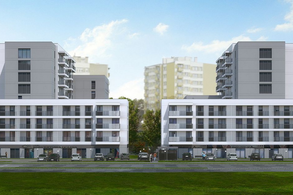 Nova Krańcowa. Fot. Domlublin.pl Nova Krańcowa: Budynki są coraz wyższe
