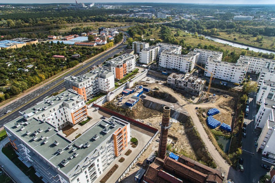 Wilczak 20. Fot. Agrobex Trzeci budynek Wilczak 20 pnie się w górę