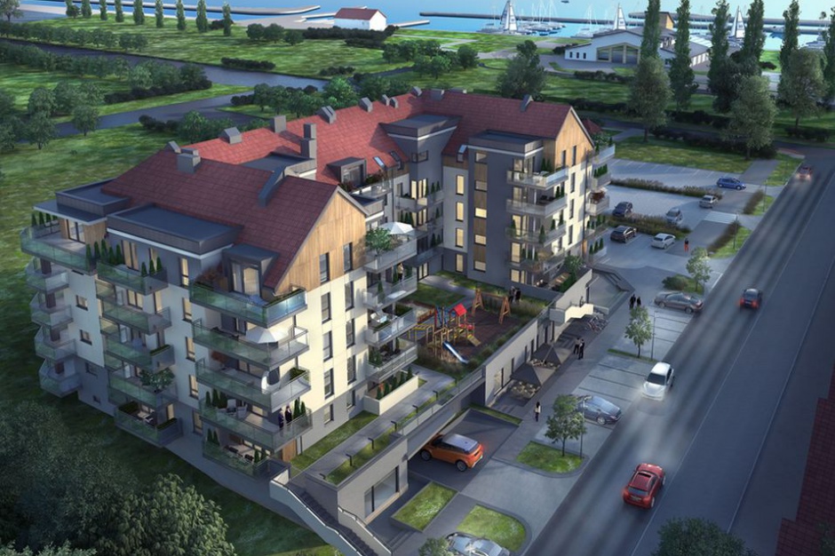 Marina House. Fot. Rutkowski Development Apartamentowa przystań luksusu nad jeziorem