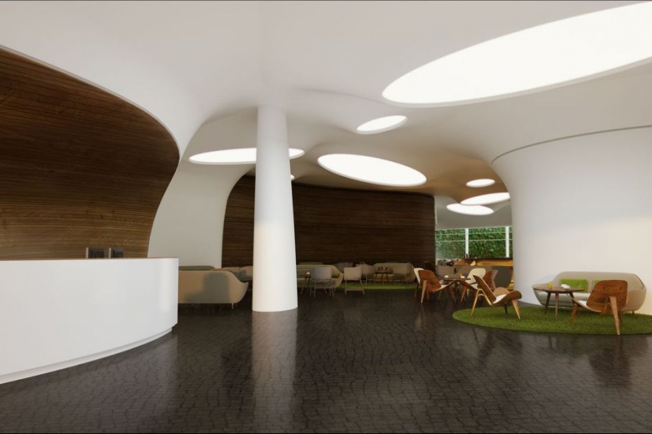 DoubleTree by Hilton, lobby. Fot. Mat. prasowe OVO Wrocław czeka na pierwszych gości hotelowych