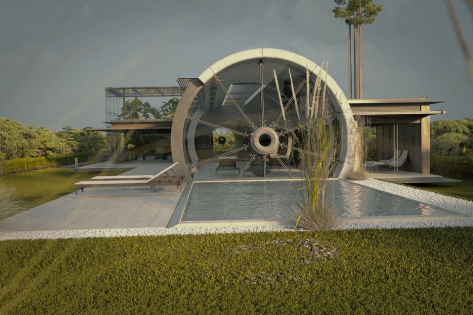 Concrete Tube House. Fot. www.razvanbarsan.com Domowa tuba z betonu godzi się z naturą