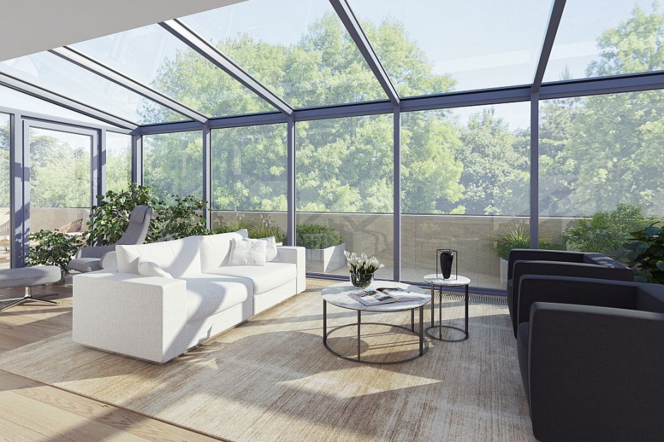 Apartamenty Park Lane, oranżeria. Fot. Tacit Investment Apartamenty Park Lane. Wysoki standard na warszawskim rynku