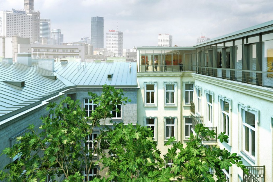 Kamienica Wiejska 11. Fot. Myoni Penthouse w prezydenckiej lokalizacji