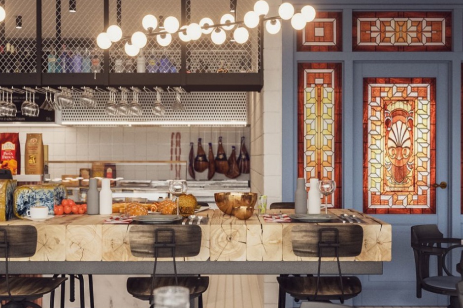 Restauracja Seafood Station w Sopocie. Proj. Jan Sikora/Sikora Wnętrza. Jan Sikora w Studiu Dobrych Rozwiązań