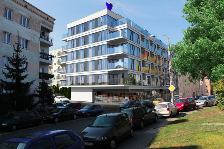 Inwestycja przy ul. Niedziałkowskiego, inwestycja Wechta Nowoczesna architektura obok Parku Drwęskich. Wechta buduje w Poznaniu