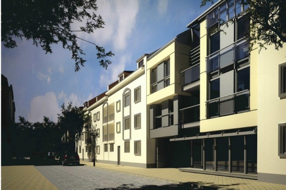 Synagogalna, nowy projekt Agencji Rozwoju Starówki w Płocku. fot. ARS Synagogalna. Mieszkania zamiast biurowca na płockiej starówce