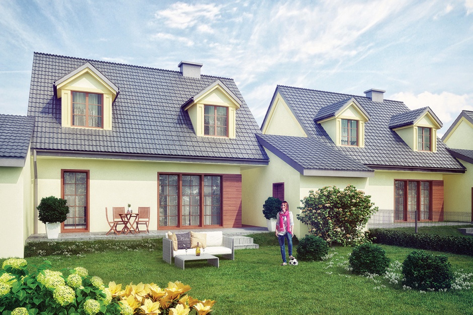 Majka, jeden z modeli domów osiedla J.W. Construction Dom w cenie mieszkania w ofercie J.W. Construction
