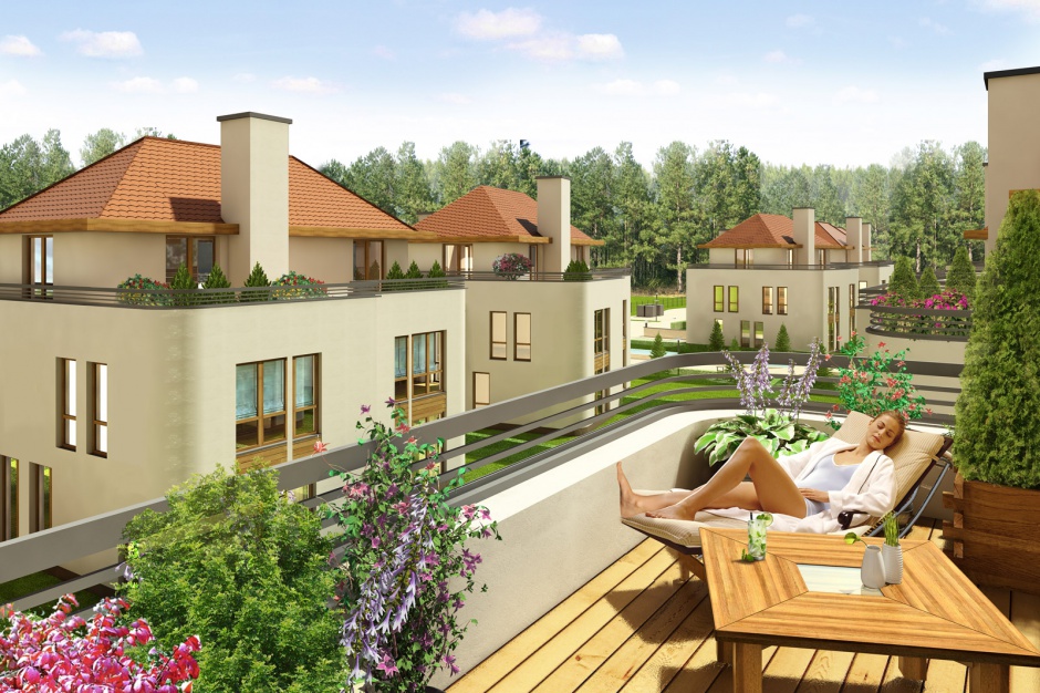Baltica-Heaven, wieloetapowy luksusowy kompleks mieszkalny w Rogowie Apartamentowce Baltica-Heaven rosną w Rogowie