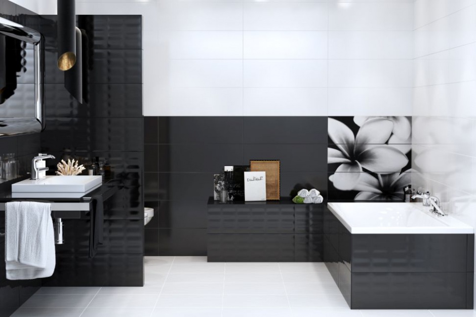 Fot. www.opoczno.eu Ceramiczne obrazy w łazience