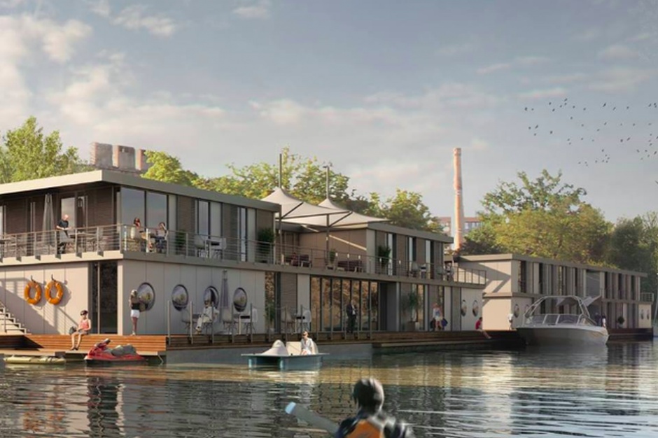 Fot. River Point/Facebook Gdańszczanie będą mieszkać i pracować w domach na wodzie?