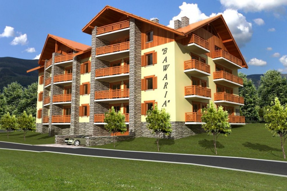 Apartamenty Bawaria. Fot. Spółka Apartamenty Bawaria Apartamenty Bawaria. Alpejska architektura w stolicy Karkonoszy