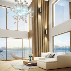 Apartamenty Marina. Projekt Plaża to cztery piętra eleganckiej architektury nad taflą jeziora