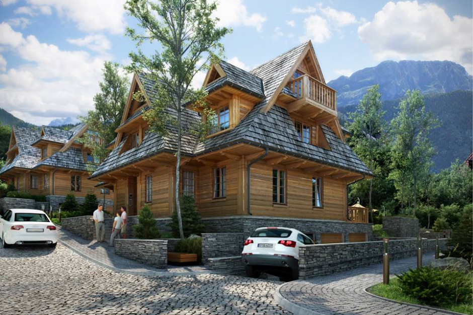 Lipki Park. Fot. Sun & Snow Resorsts Lipki Park Zakopane/Facebook Lipki Park. Apartamenty z widokiem na Giewont