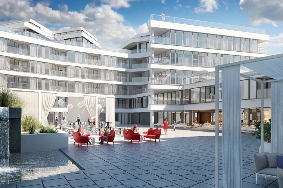 Dune B, część luksusowego kompleksu Dune Resort, inwestycji Firmus Group Zaglądamy na budowę luksusowych apartamentów Dune Resort