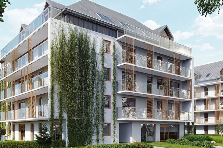 Strzeszyn Park. Fot. Erigo Development Strzeszyn Park. Modernistyczne wille otoczone zielenią
