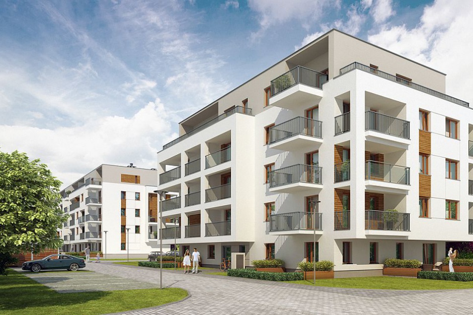 Osiedle Jaśminowe, fot. mat. prasowe Echo Investment kończy I kwartał sprzedażą niemal 400 mieszkań