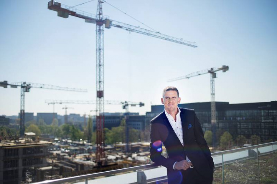 Nicklas Lindberg, prezes Echo Investment. Fot. mat. pras. Echo posumowało doskonały rok