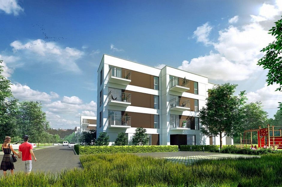 Osiedle Tęczowe. Fot. Everest Development Osiedle Tęczowe. Zaciszne mieszkania w Szamotułach