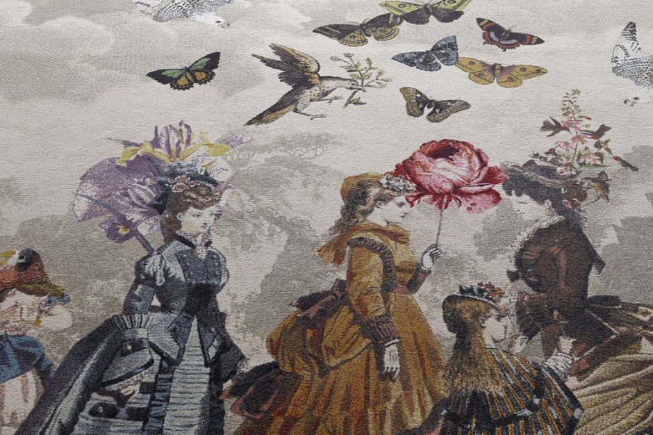 Fot. www.carpetstudio.pl Wykładziny Christiana Lacroix. Obrazy na podłodze